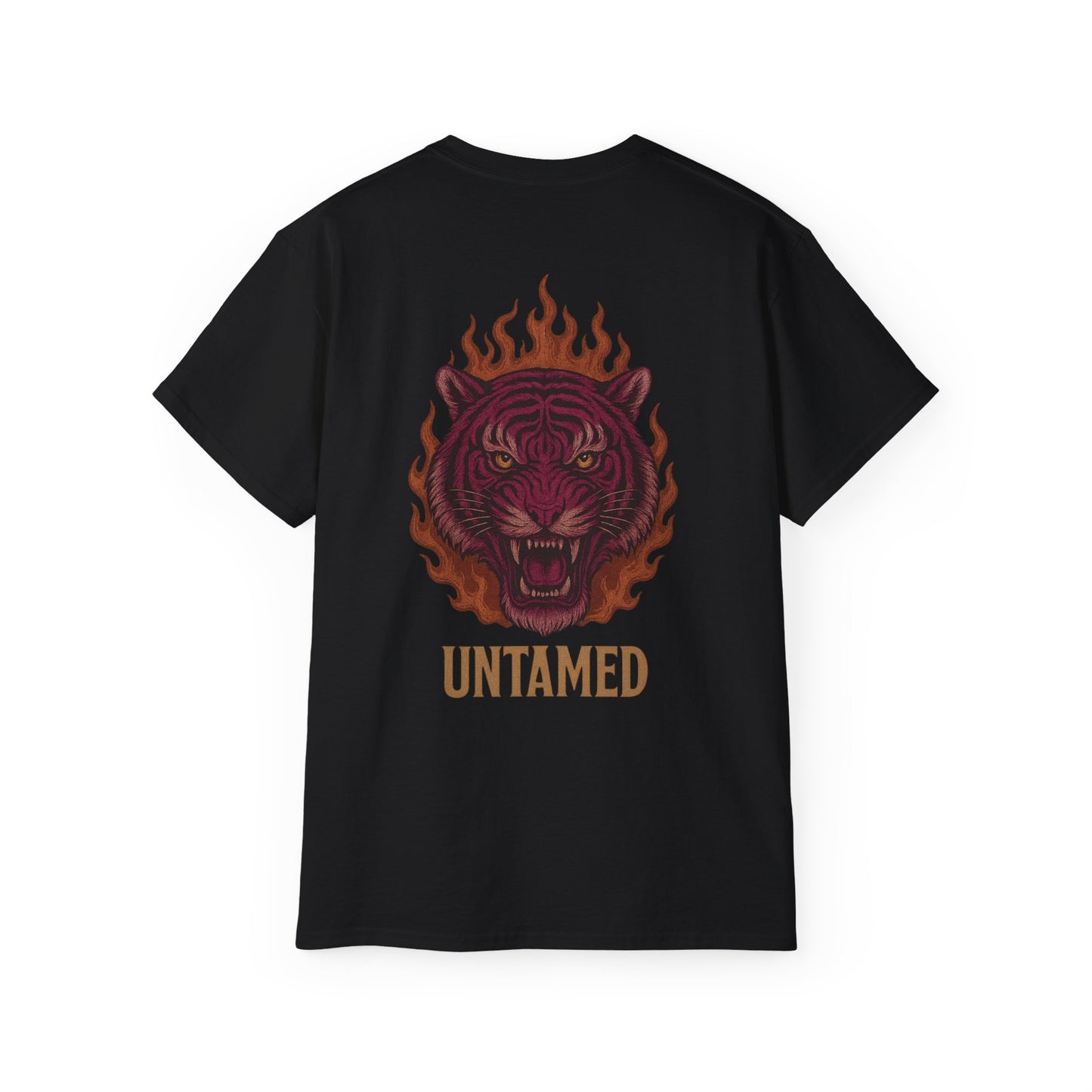 Flaming Tiger Unisex T-Shirt