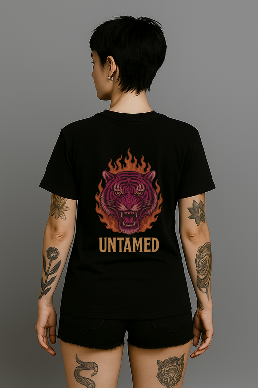 Flaming Tiger Unisex T-Shirt